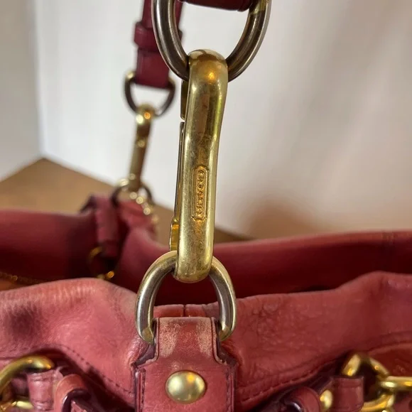 Coach Pebbled Leather Hobo Shoulder Bag - Picture 14 of 15